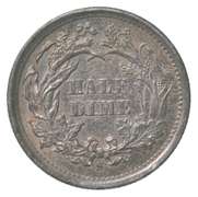 1872-S Seated Liberty Half Dime