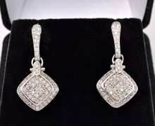 CZ Earrings In Sterling Silver