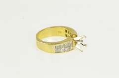 18K Yellow Gold 1.50 Ctw VS Diamond Engagement Setting Ring