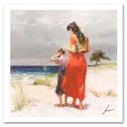 Beach Walk by Pino (1939-2010)