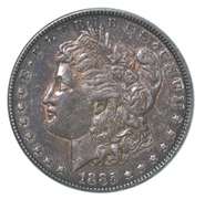 1885 Morgan Silver Dollar RUSTIC Toner