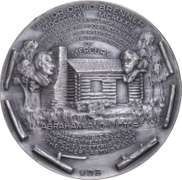1962 Victor David Brenner Mercury 7 Troy Oz. .999 Fine Silver Medal