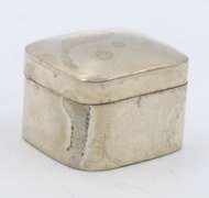 Vintage 925 Sterling Silver Mexico Signed Trinket Box