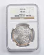 MS65 1883 Morgan Silver Dollar NGC