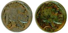 1916-D & 1931-S Buffalo Nickels
