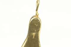 14K Yellow Gold 3D Scuba Diving Flipper Swimmer Diver Charm/Pendant