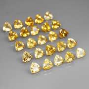 Ravishing 10.47ct 25pc golden Citrine set