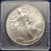 1996 American Silver Eagle BU In Plastic Capsule