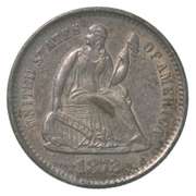 1872-S Seated Liberty Half Dime