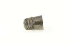 Sterling Silver Art Deco Classic Simple Thimble Sewing Tool