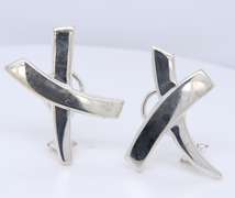 Tiffany & Co Graffiti X Earclip Earrings