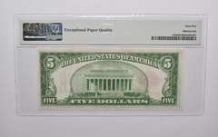 PMG 65 EPQ $5 1928 US Legal Tender Note FR#1525 (BA Block) Red Seal