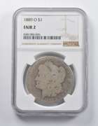 FAIR 2 1889-O Morgan Silver Dollar NGC