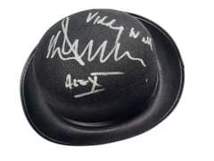Malcolm McDowell Viddy Well Autographed A Clockwork Orange Alex Droog Hat ACOA