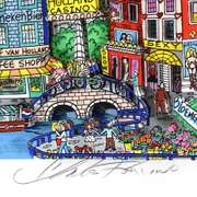 Alluringly Amsterdam (Red) by Fazzino, Charles