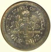 Choice BU Double Struck 1997-P Roosevelt Dime Error. ANACS MS63