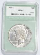 1922-D Peace Silver Dollar