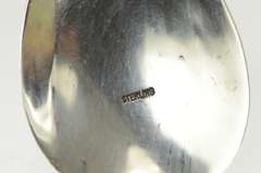 Sterling Silver Native American Navajo Turquoise Tear Drop Pendant