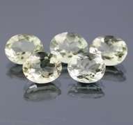 Brilliant 15.98ct natural platinum green Amethyst set