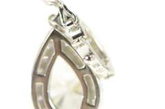 18K White Gold 2.09 Ctw Pear 1.40 Ct VS Diamond Halo Pendant