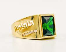 14kt Solid Yellow Gold & Gemstone Ring