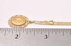 Everlasting Pedant Necklace In 14K Yellow Gold