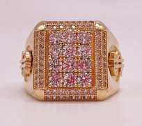 14kt Solid Yellow Gold Men's Ring