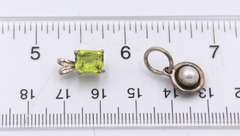 Group Lot of Vintage 925 Sterling Silver Pendants