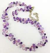 Beautiful Amethyst Cluster Necklace
