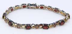 Group Lot of 3 Vintage 925 Sterling Silver Bracelets