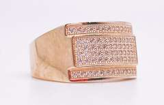 14kt Solid Yellow Gold Men's Ring