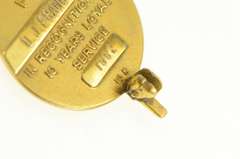 10K Yellow Gold Fed. Bureau of Investigation Service 10yrs Pin/Brooch