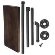 Wood Paper Towel Holder Stand Free Standing Vintage