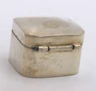 Vintage 925 Sterling Silver Mexico Signed Trinket Box