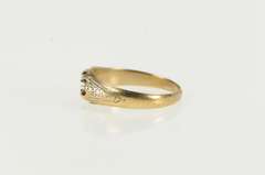 14K Yellow Gold Victorian Engraved Engagement 4.75mm Setting Ring