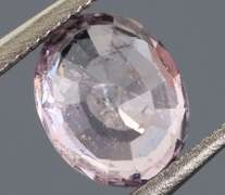 Glittering 1ct silver pink sapphire