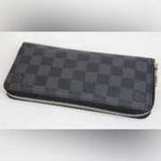 Authentic Designer Louis Vuitton Damier Graphite Canvas Vertical Wallet