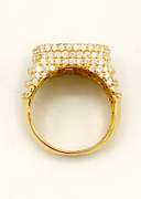4.50 CARAT DIAMOND RING IN 10KT SOLID YELLOW GOLD