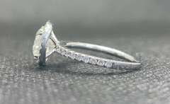 MATCHING DIAMOND ENGAGEMENT RING AND WEDDING BAND SET IN 14KT GOLD