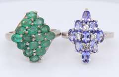 Group Lot of Vintage 925 Sterling Silver Jewelry