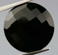 Diamond black 15.93ct checker cut Onyx