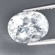 Exceptional 2.10ct collectors diamond white Goshenite