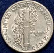 1941 Mercury Dime BU