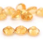 Ravishing 15.32ct top golden eye clean Citrine set