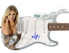 Kelsea Bellerini Autographed 1/1 Custom Graphics Photo Guitar ACOA