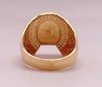 14kt Solid Yellow Gold Men's Ring