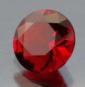 Stunning cherry red 1.43ct created Ruby solitaire