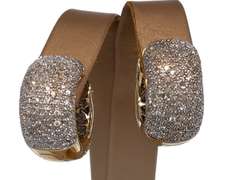 2.0 CARAT DIAMOND EARRINGS IN 14KT SOLID TWO-TONE YELLOW & WHITE GOLD