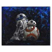 R2D2 and BB8 by Mezak Original
