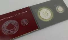 99.9 Sterling Holey Dollar & The Dump Coin Set w/COA